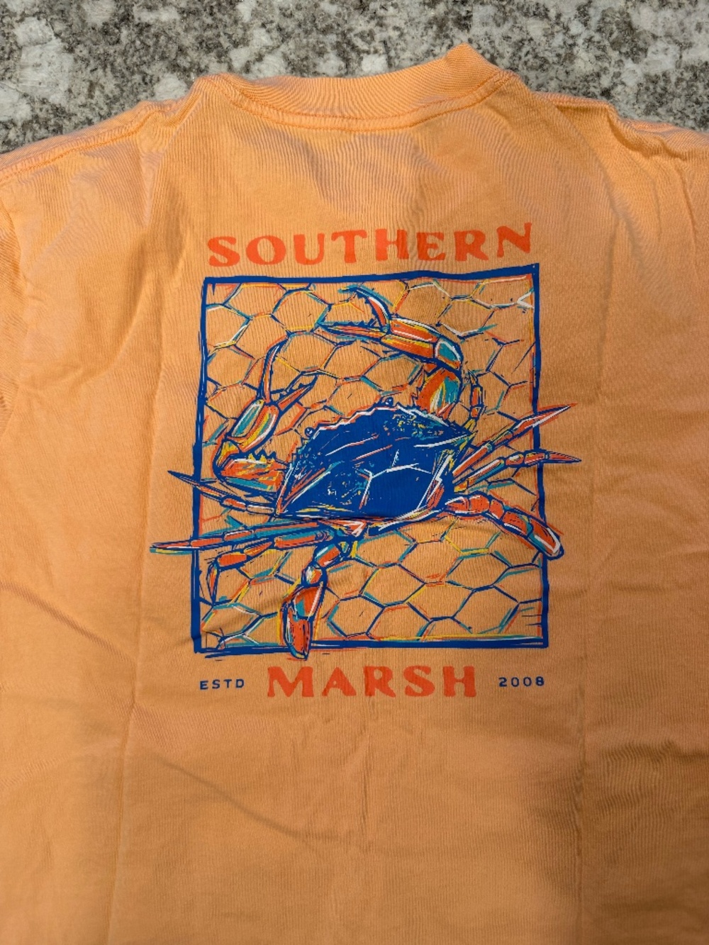 Southern Marsh Crab Graphic Pocket T-Shirt – Men’s Medium